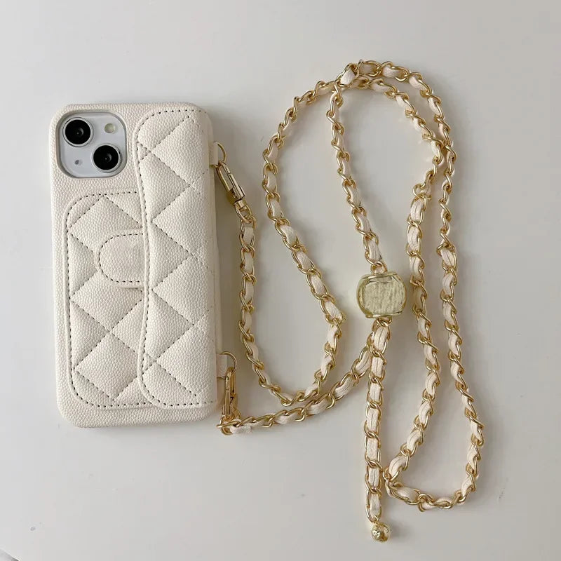 iPhone portefeuille réglable avec lanière d'épaule